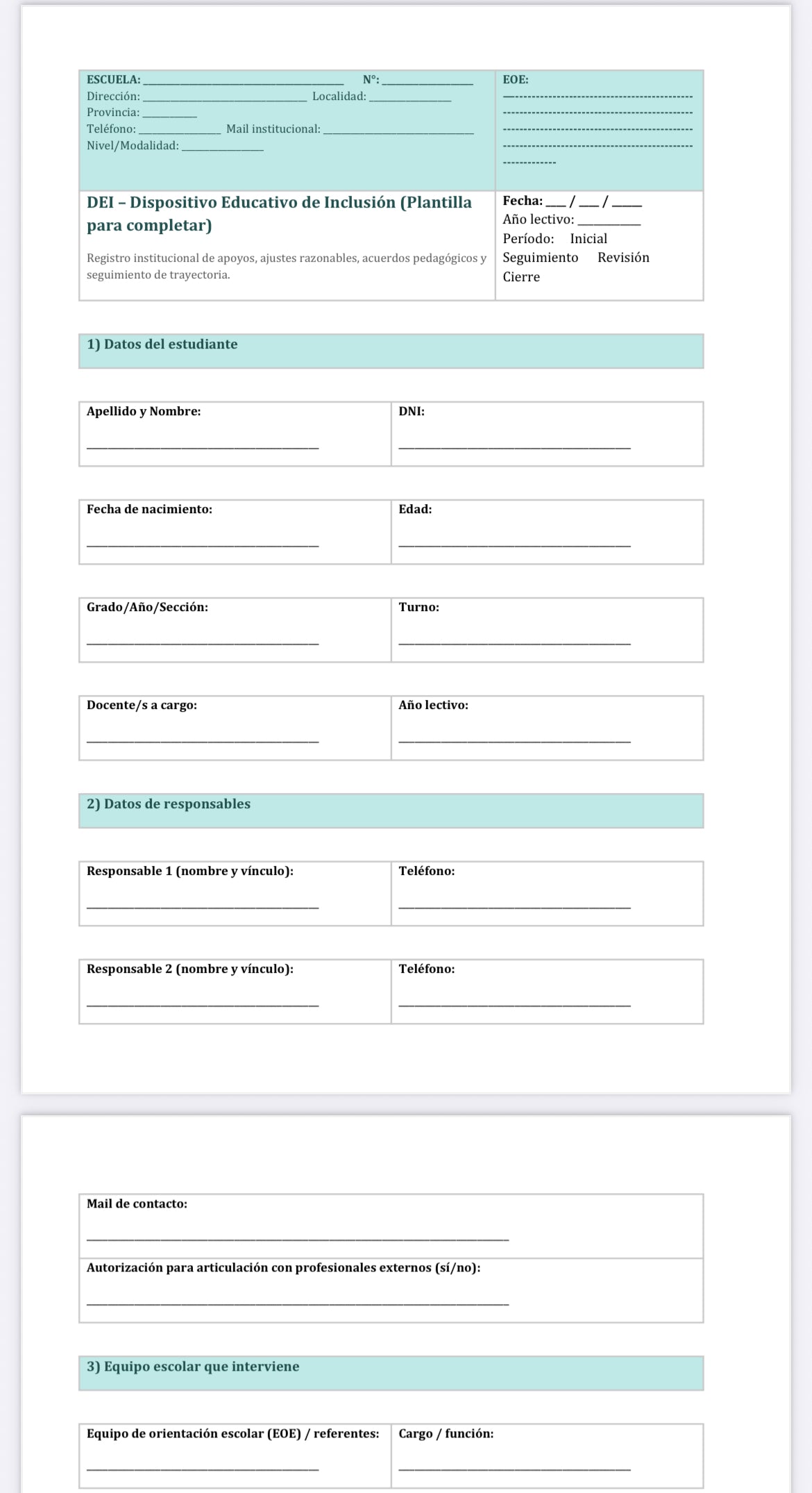 Pack para trabajar la REAL Inclusión Educativa