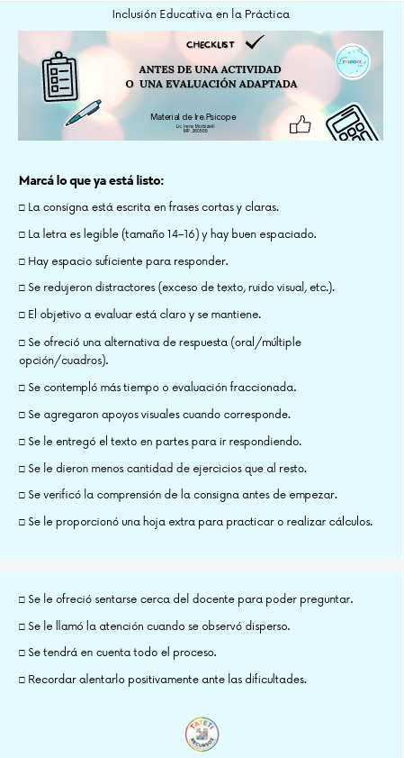 Pack para trabajar la REAL Inclusión Educativa