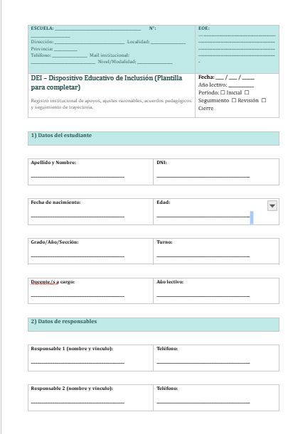 Pack Inclusión Escolar en la Práctica – Guía, Plantillas y Recursos Editables